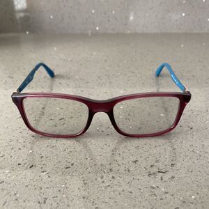 Ray-Ban Kids Eyeglasses Frames ONLY RB1570 3722 Blue Purple Square 49-16-130